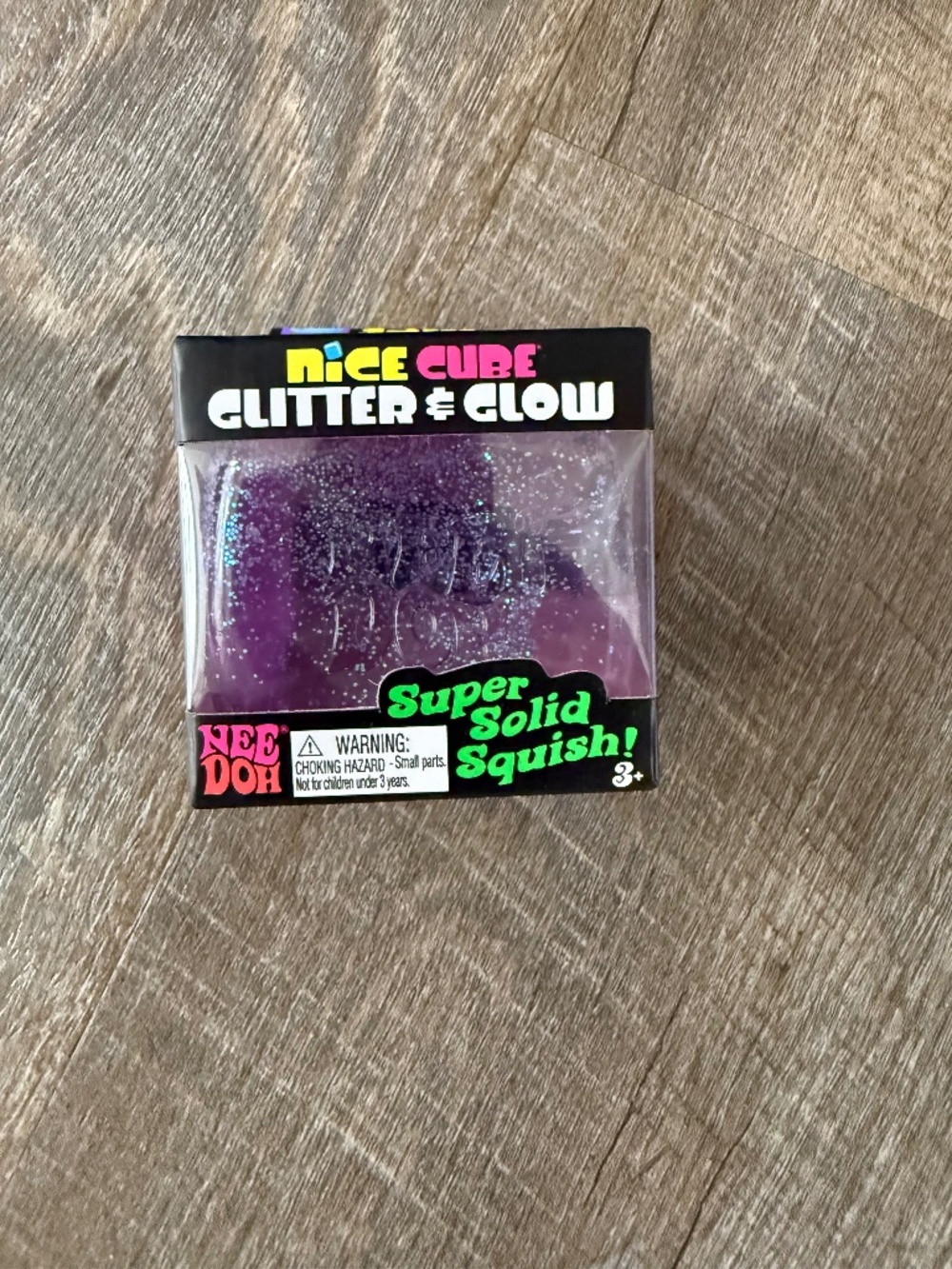 NeeDoh Nice Cube Glitter & Glow